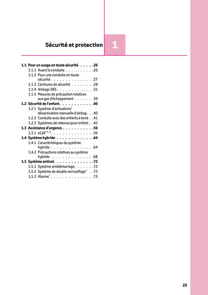 2025-2026 Lexus LBX Manuel du propriétaire | Français