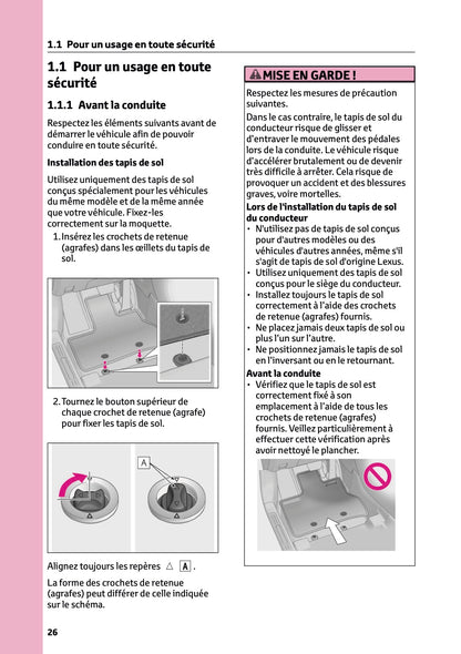 2025-2026 Lexus LBX Manuel du propriétaire | Français