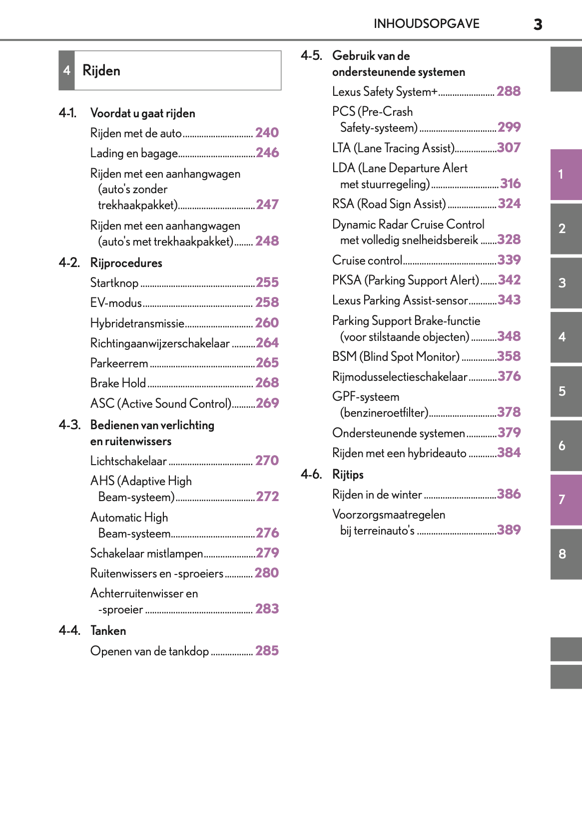 2020-2021 Lexus NX 300h Owner's Manual | Dutch