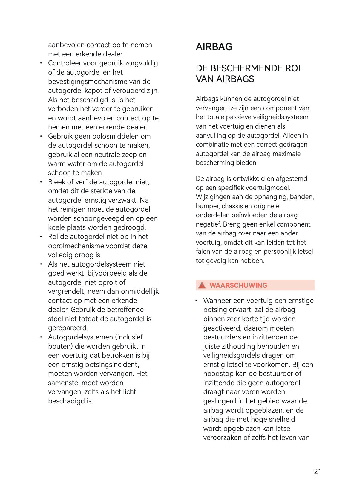 2025-2026 Leapmotor B10 Owner's Manual | Dutch