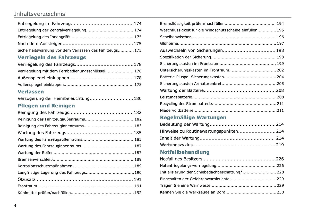 2025 Leapmotor T03 Owner's Manual | German