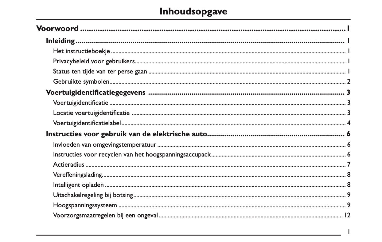 2022 MG Marvel R Owner's Manual | Dutch