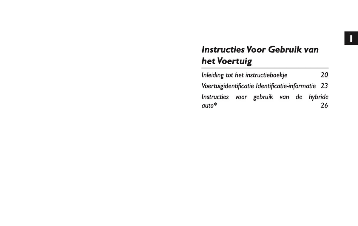 2024-2026 MG ZS/ ZS Hybrid+ Owner's Manual | Dutch
