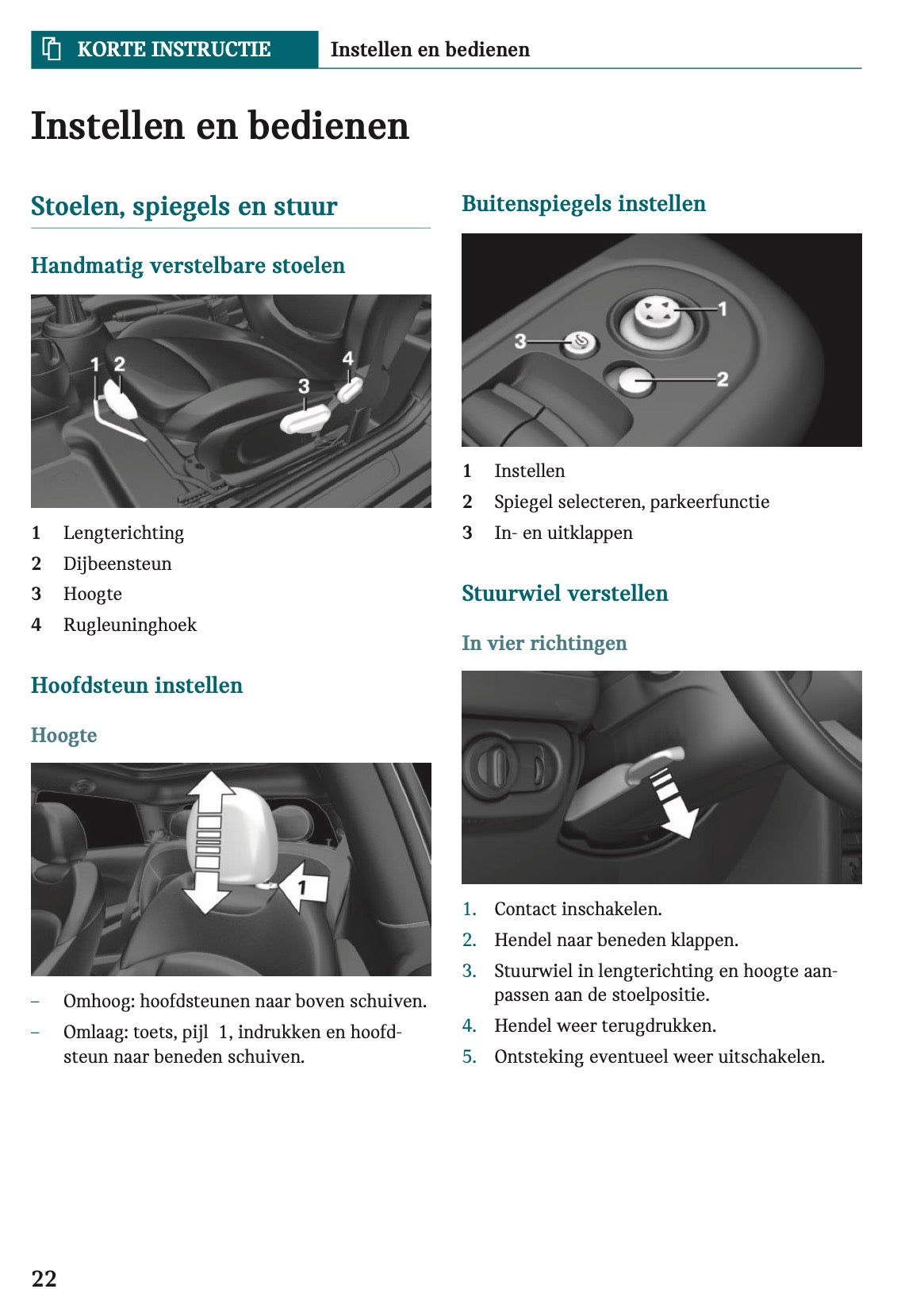 2022-2023 Mini Cabrio Gebruikershandleiding | Nederlands