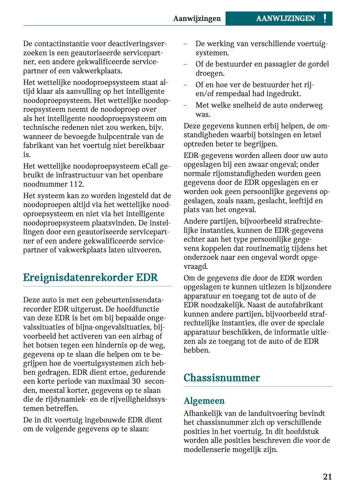 2023 Mini Cooper SE Owner's Manual | Dutch