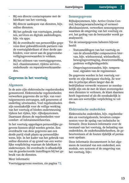 2025-2026 Mini Cooper Owner's Manual | Dutch