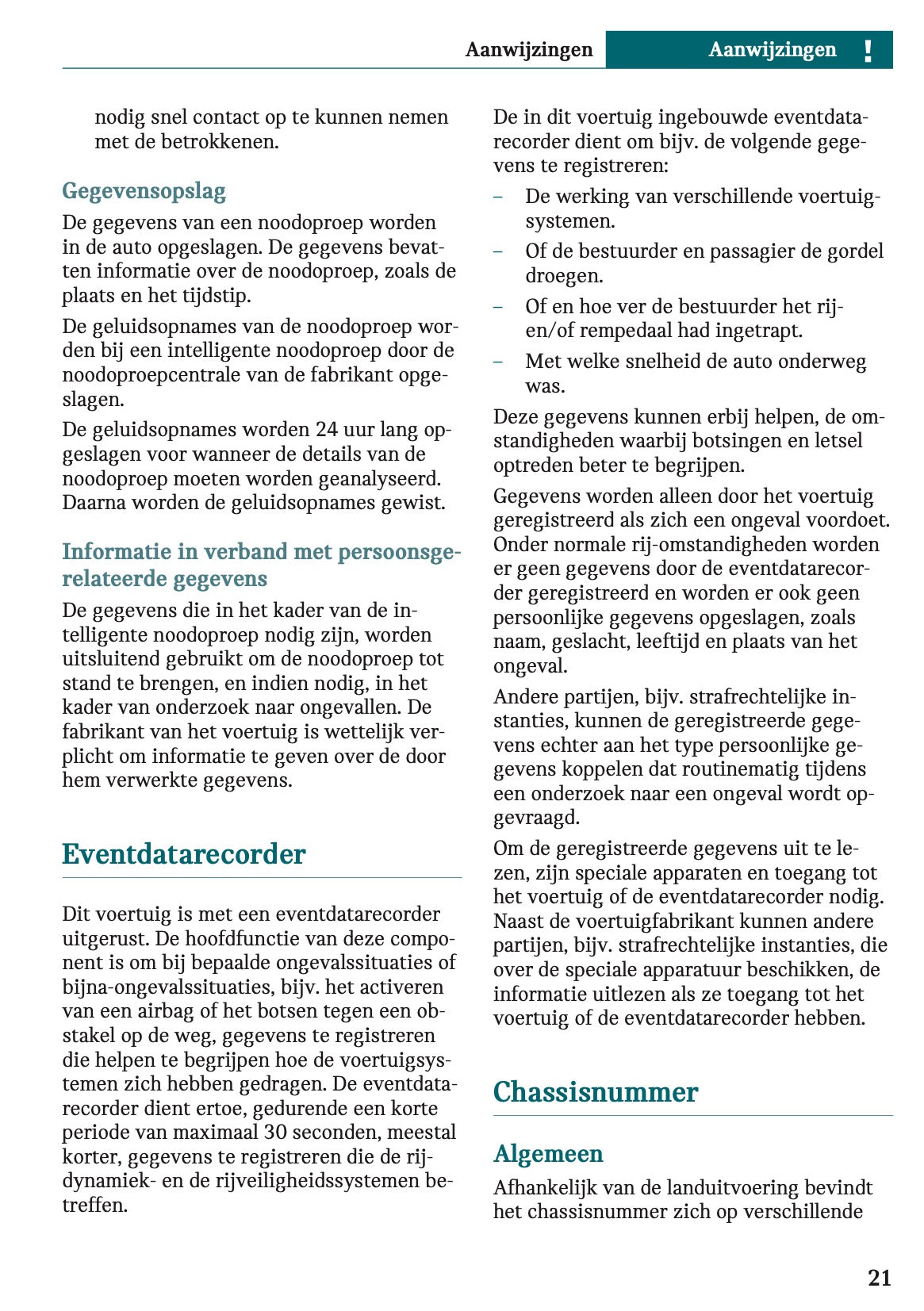 2025-2026 Mini Cooper Owner's Manual | Dutch