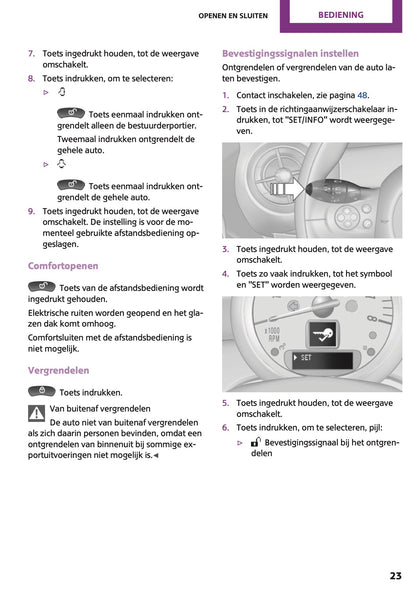 2013 Mini Countryman/Paceman Owner's Manual | Dutch