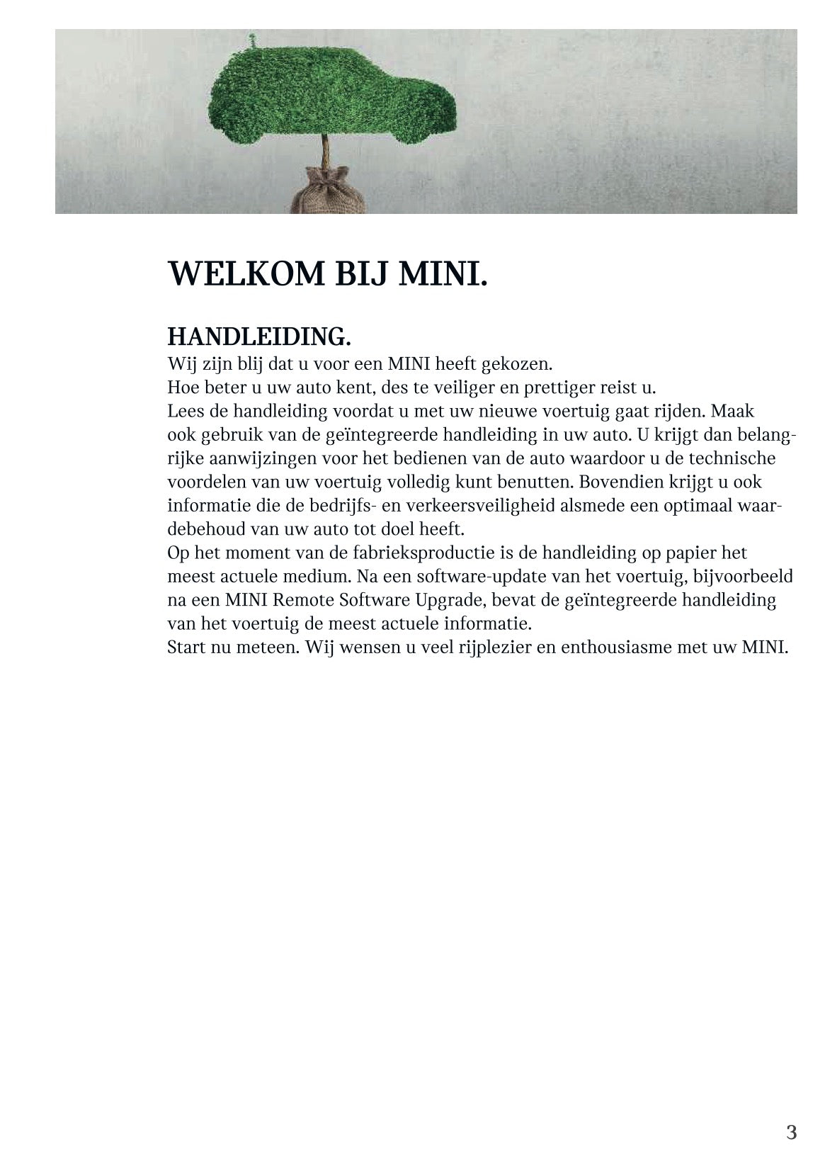 2025-2026 Mini Countryman Owner's Manual | Dutch