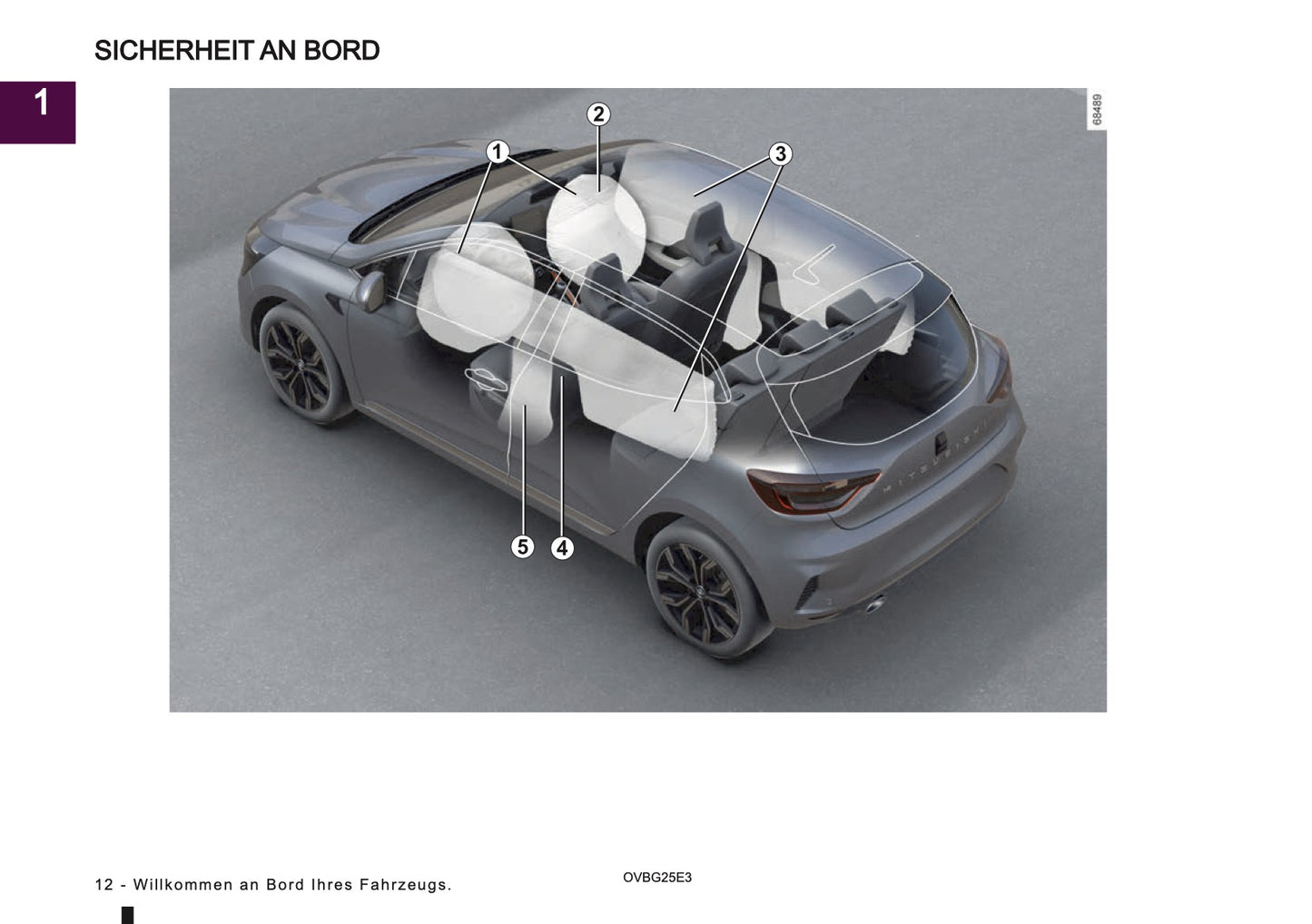 2025 Mitsubishi Colt Owner's Manual | German