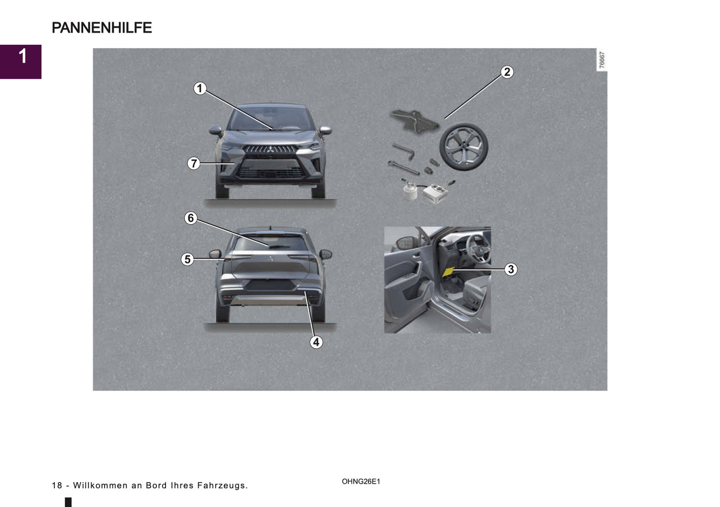 2026 Mitsubishi Grandis Bedienungsanleitung | Deutsch