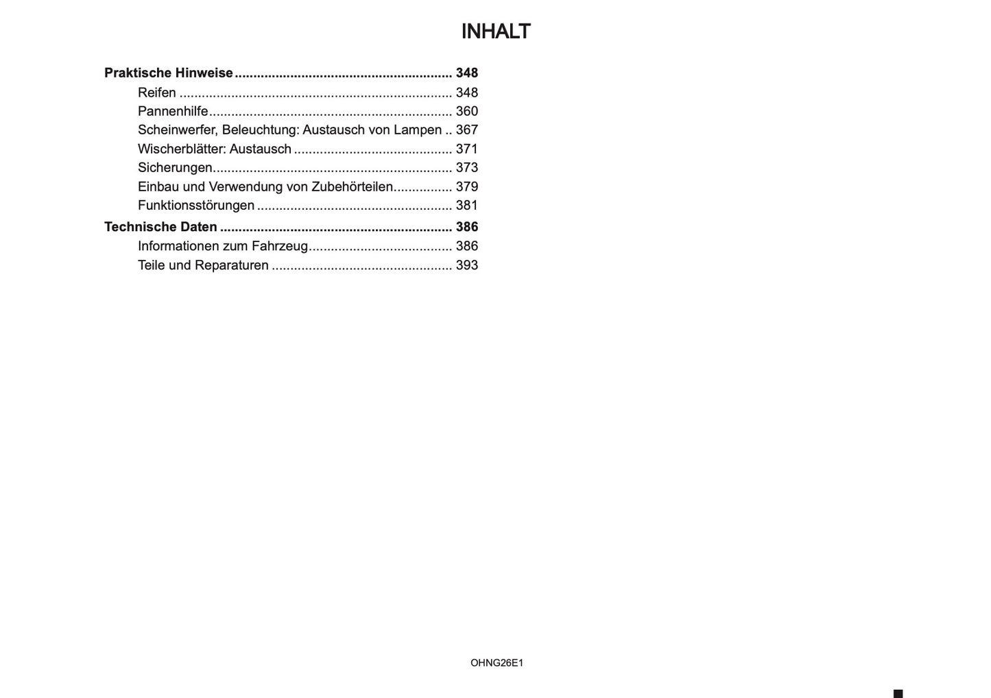 2026 Mitsubishi Grandis Bedienungsanleitung | Deutsch