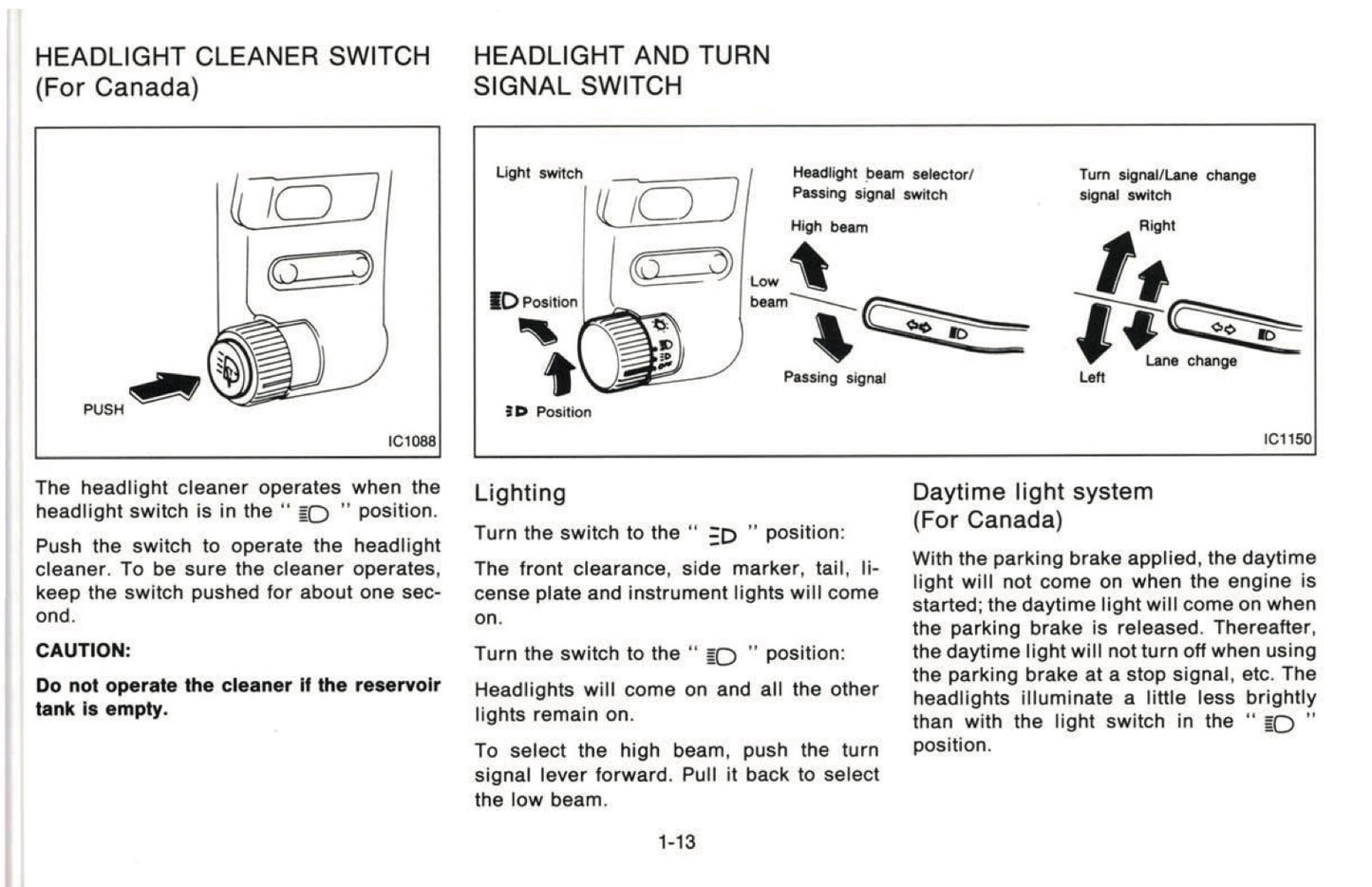 1994 Nissan 300ZX Owner's Manual | English