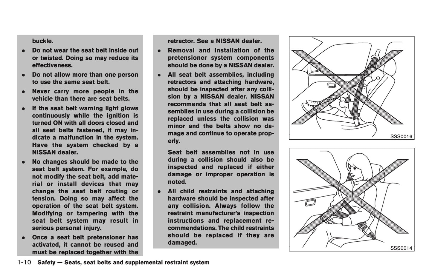 2009 Nissan 370Z Owner's Manual | English US