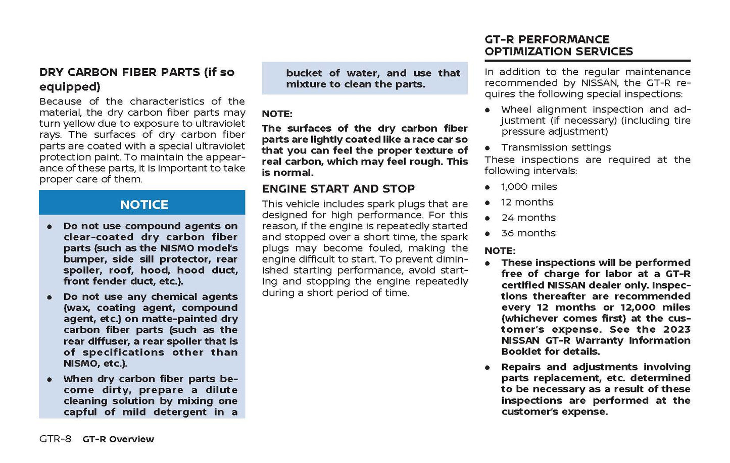 2024 Nissan GT-R Owner's Manual English