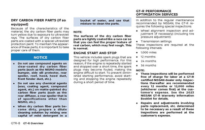 2024 Nissan GT-R Gebruikershandleiding Engels