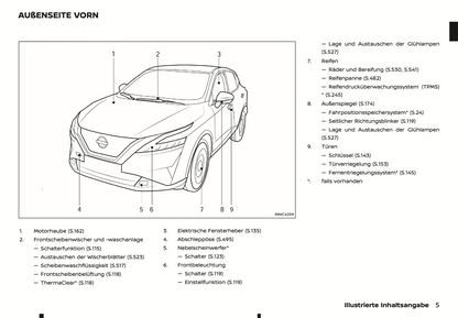 2023-2024 Nissan Qashqai Owner's Manual | German