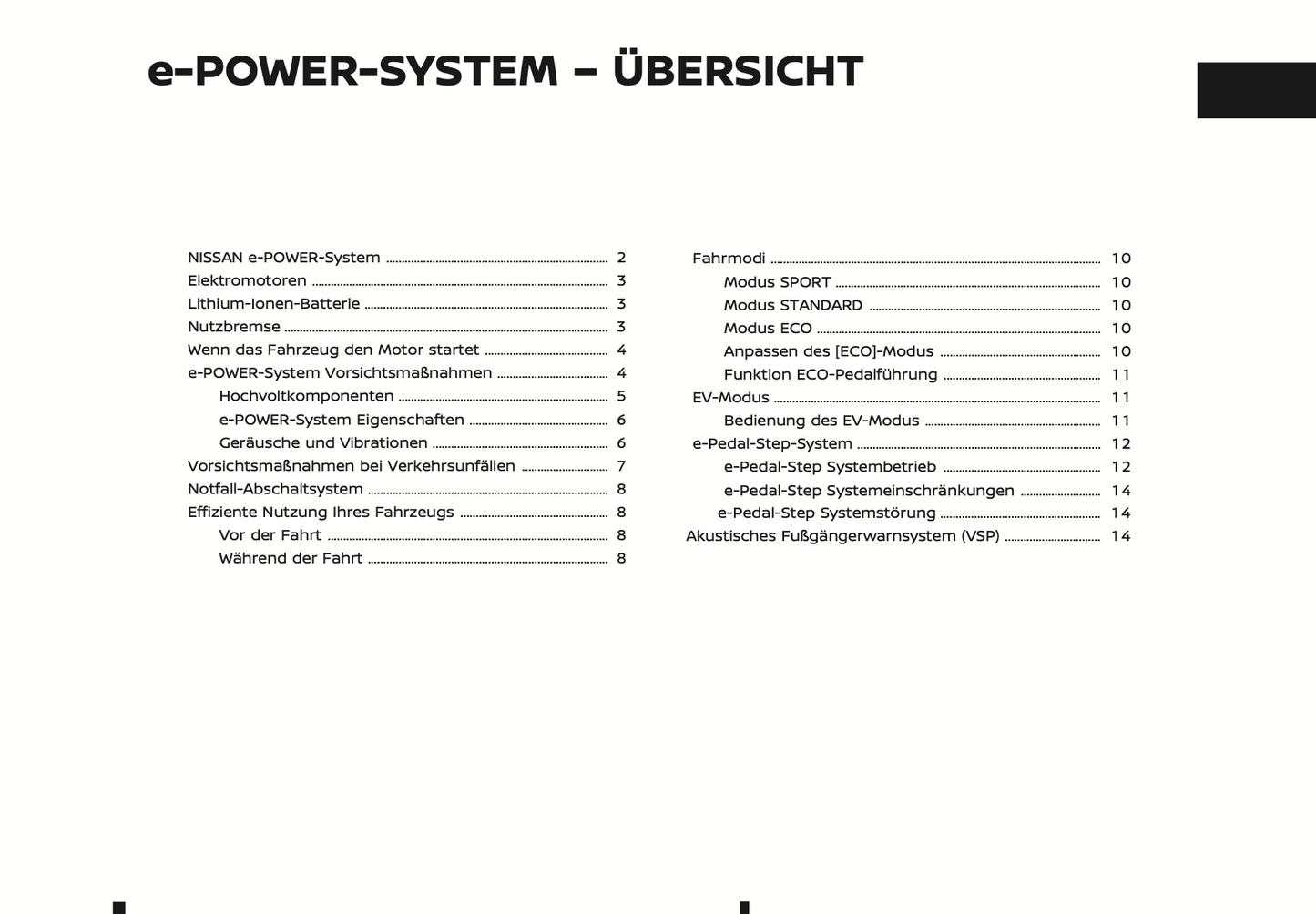 2024 Nissan Qashqai e-Power Bedienungsanleitung | Deutsch