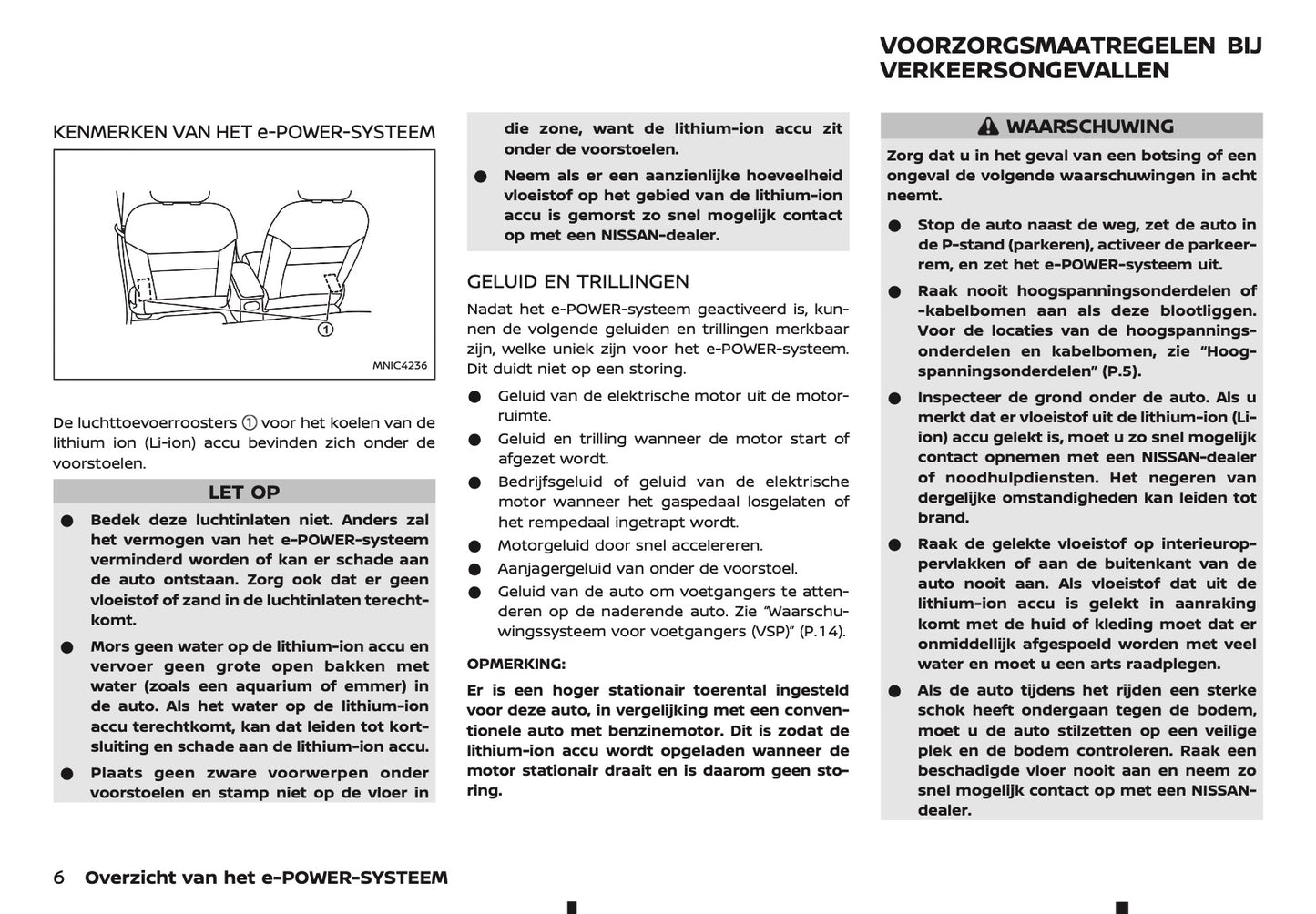 2025-2026 Nissan Qashqai e-Power Owner's Manual | Dutch