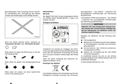 2024-2025 Nissan X-Trail Owner's Manual | German
