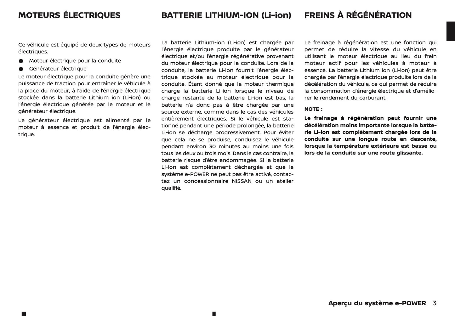 2024-2025 Nissan X-Trail e-Power Manuel du propriétaire | Français