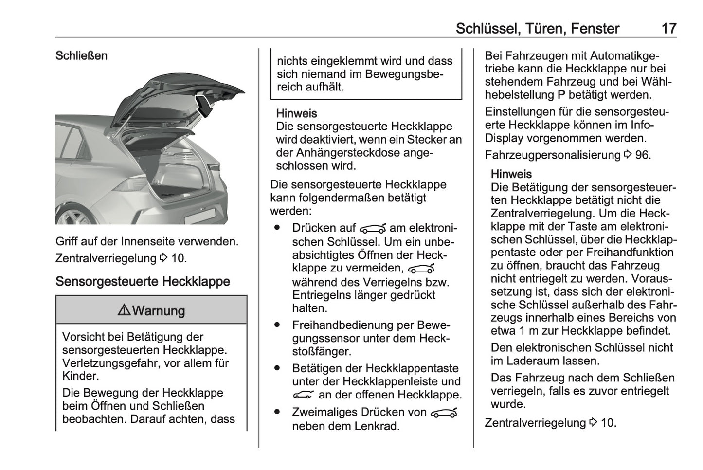 2023-2024 Opel Astra Owner's Manual | German