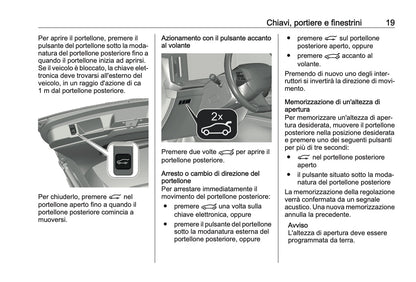 2023-2024 Opel Astra Owner's Manual | Italian