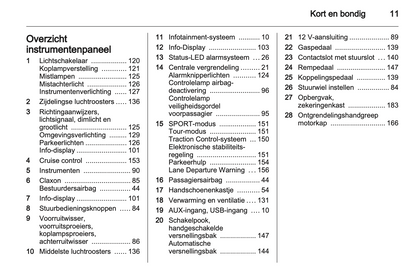 2011 Opel Astra Owner's Manual | Dutch