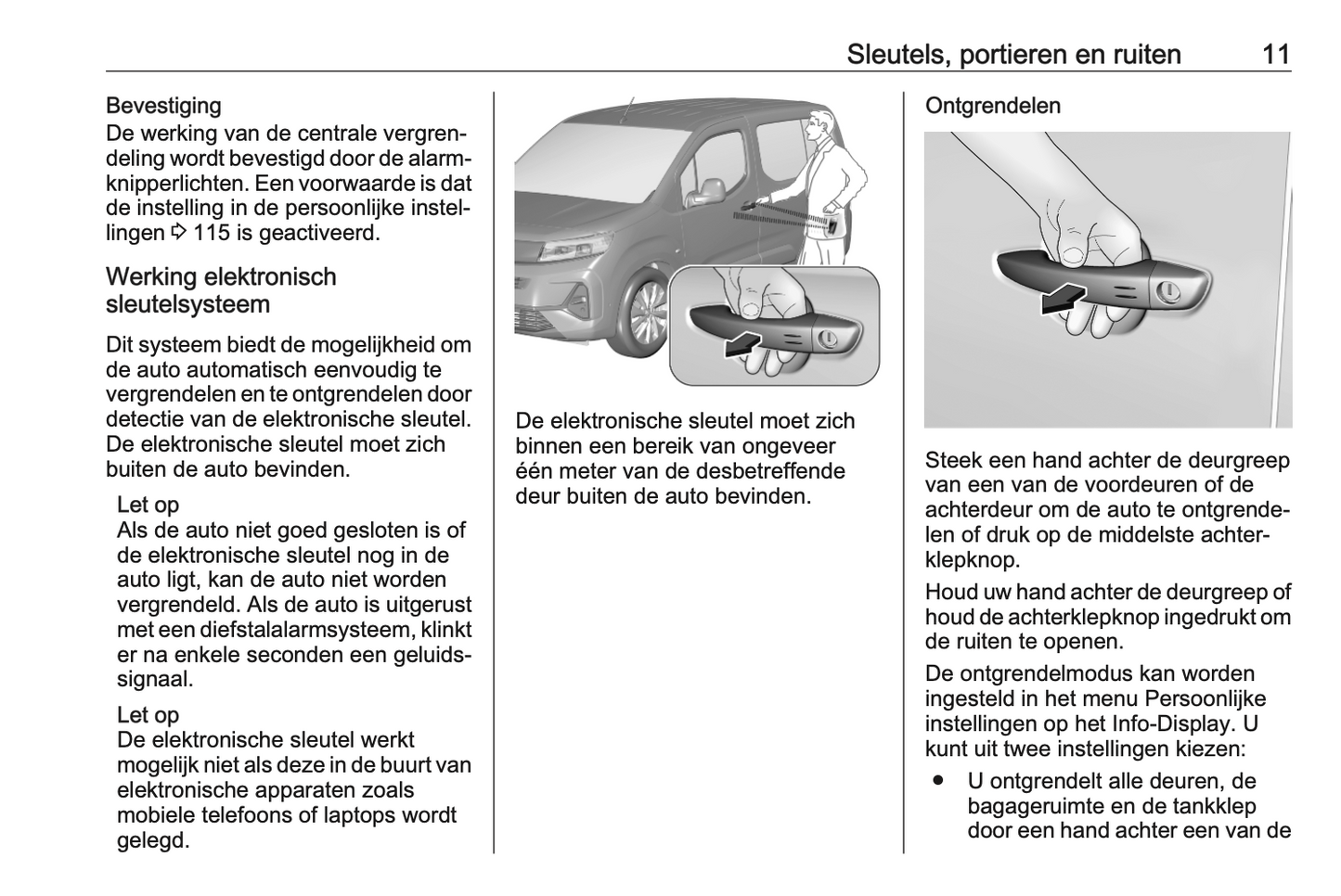 2024 Opel Combo Owner's Manual | Dutch