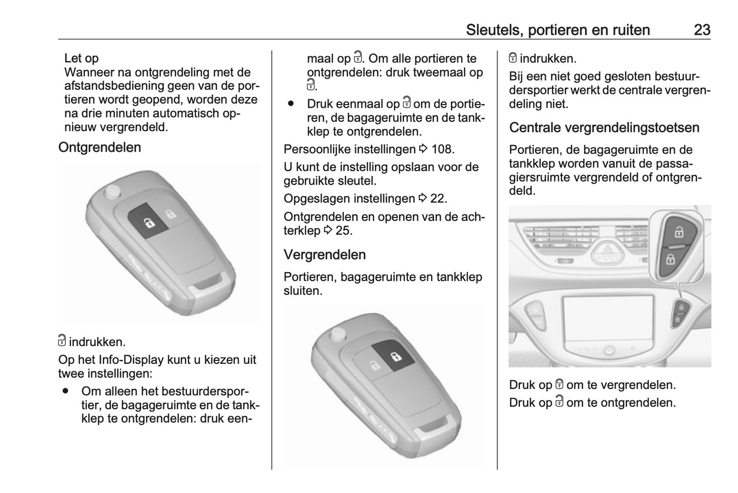 2015-2016 Opel Corsa Handleiding | Nederlands