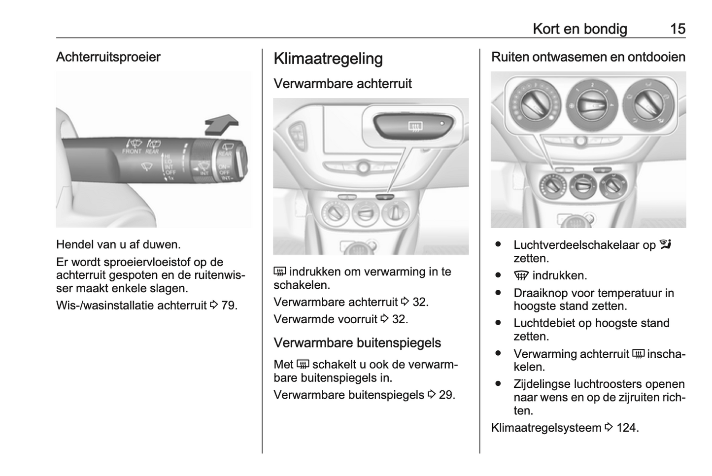 2017 Opel Corsa Owner's Manual | Dutch