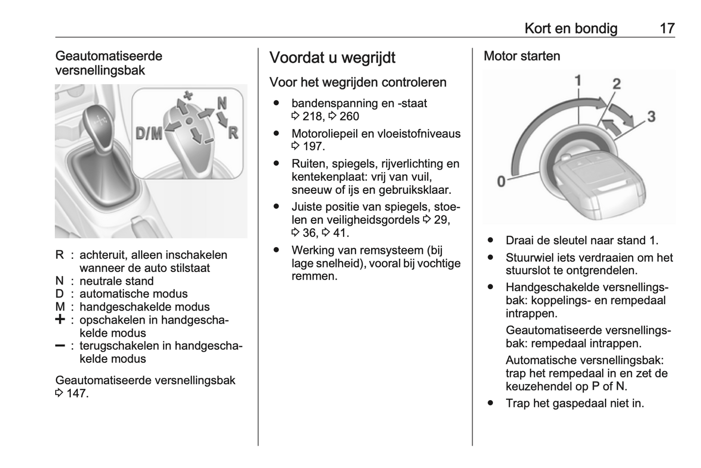 2017 Opel Corsa Owner's Manual | Dutch