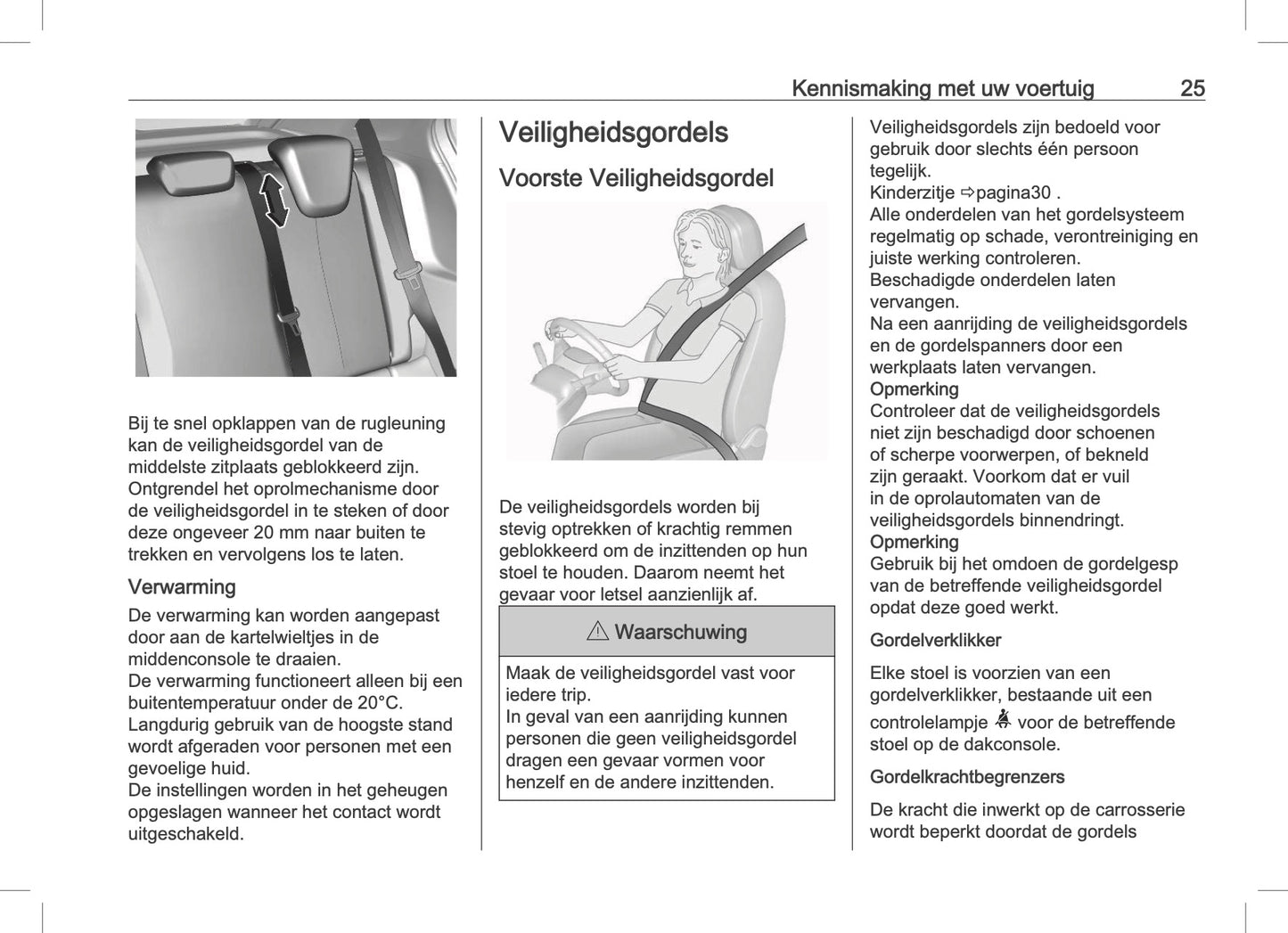 2025 Opel Corsa Owner's Manual | Dutch