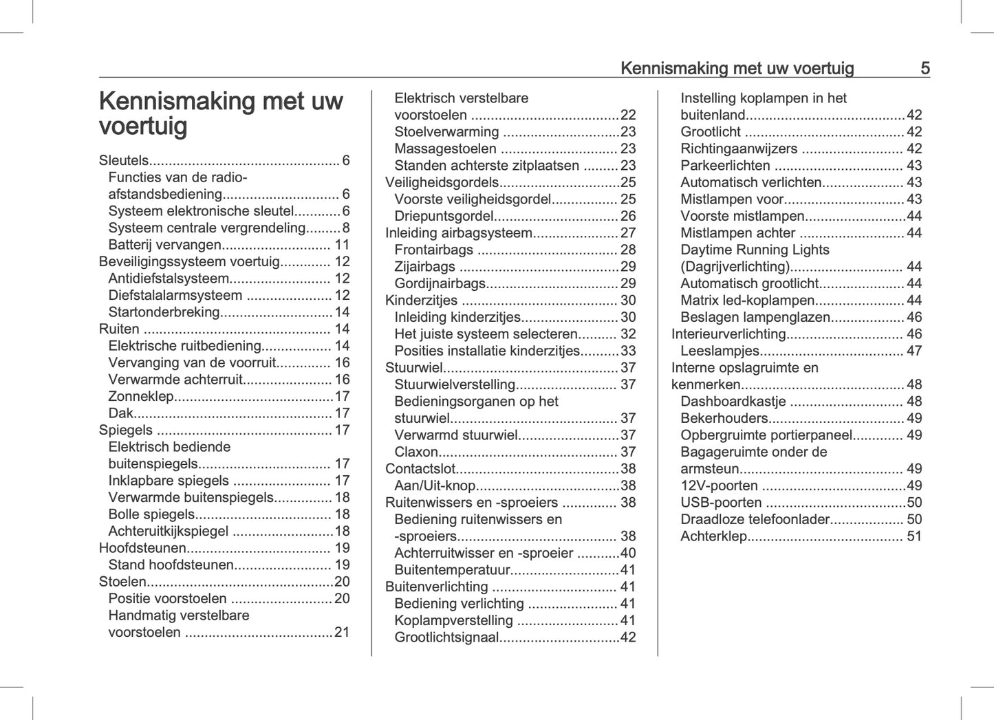 2025 Opel Corsa Owner's Manual | Dutch