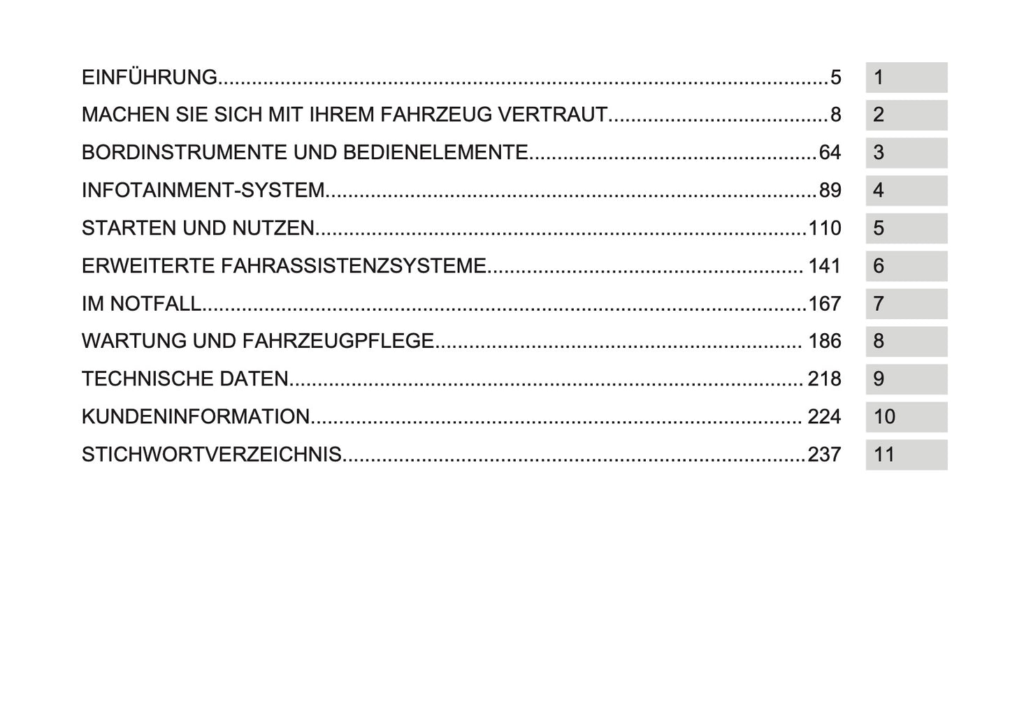 2026 Opel Frontera Owner's Manual | German