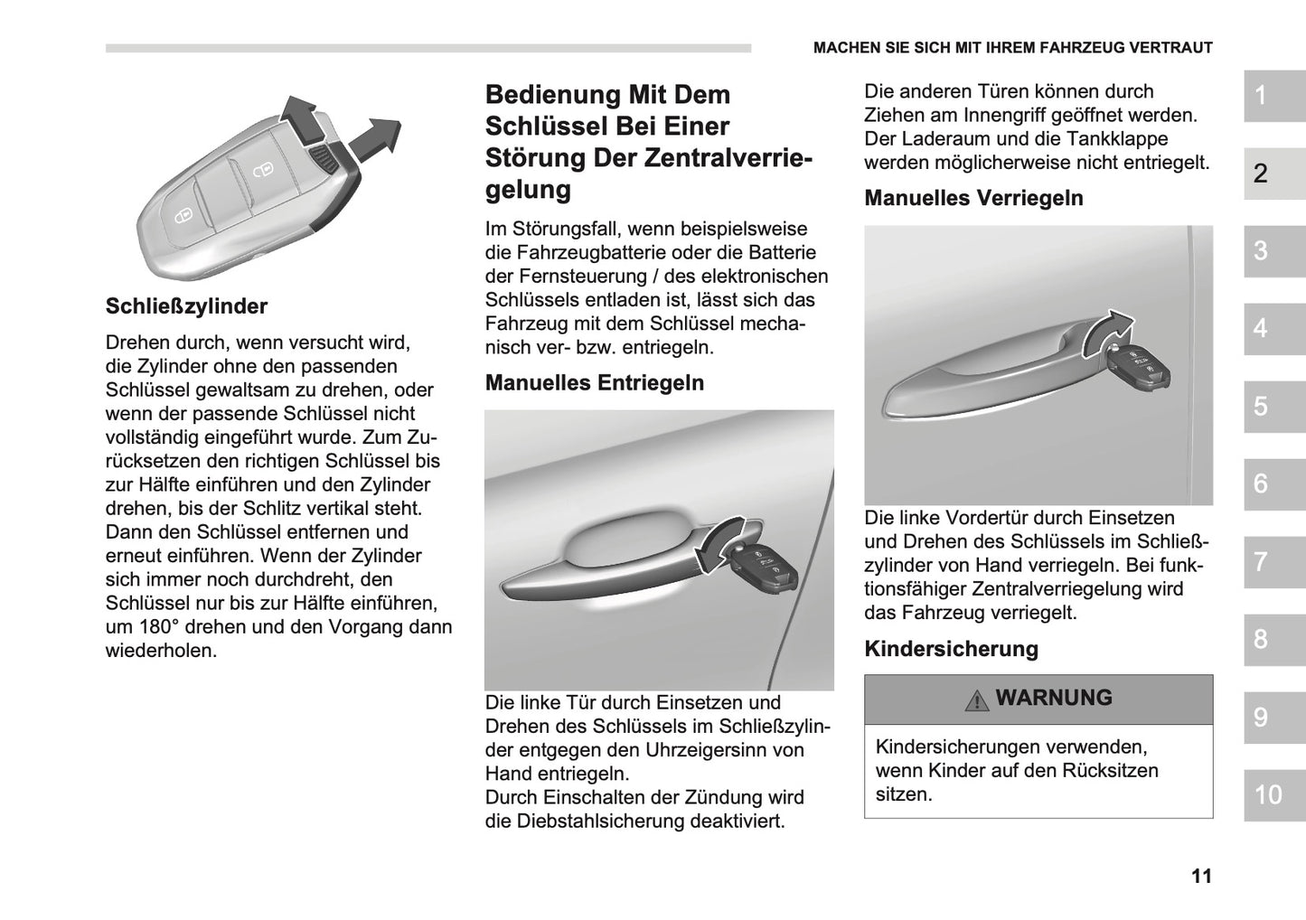 2026 Opel Frontera Owner's Manual | German