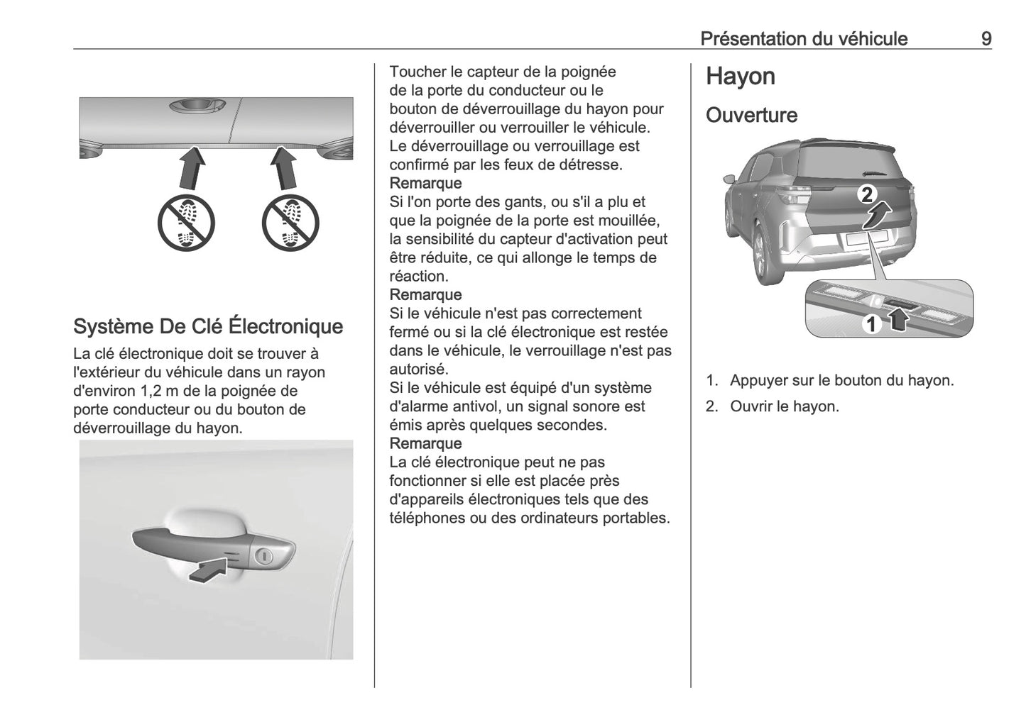 2025-2026 Opel Frontera Manuel du propriétaire | Français
