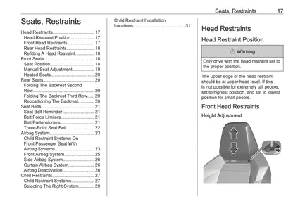 2025-2026 Opel Frontera Owner's Manual | English