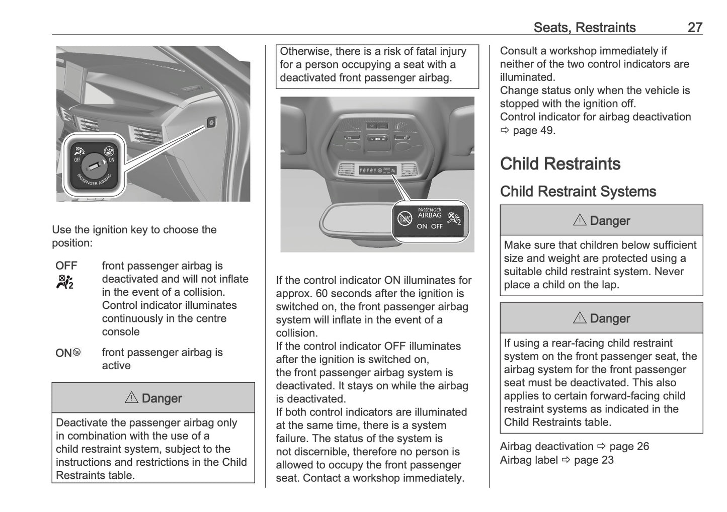 2025-2026 Opel Frontera Owner's Manual | English