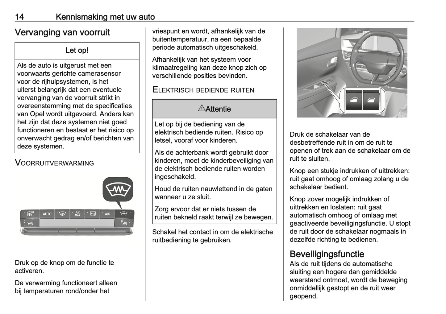 2024-2025 Opel Frontera Owner's Manual | Dutch