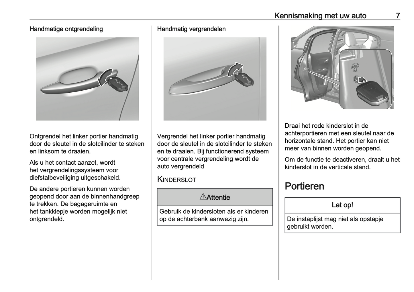 2024-2025 Opel Frontera Owner's Manual | Dutch