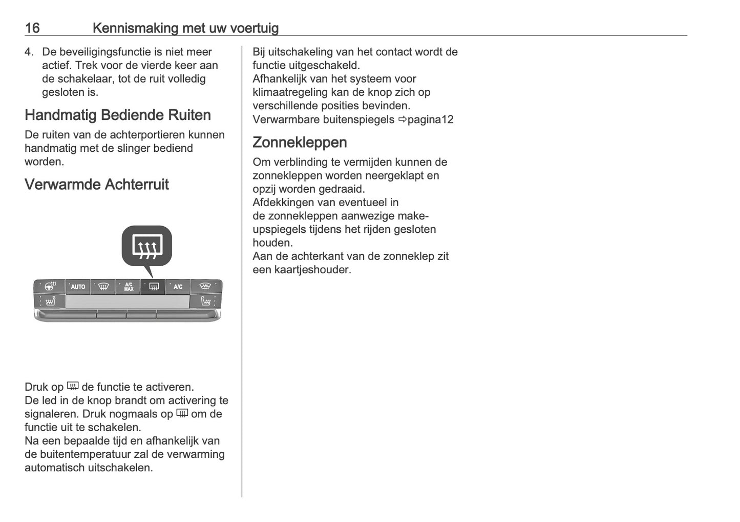 2025 Opel Frontera Owner's Manual | Dutch