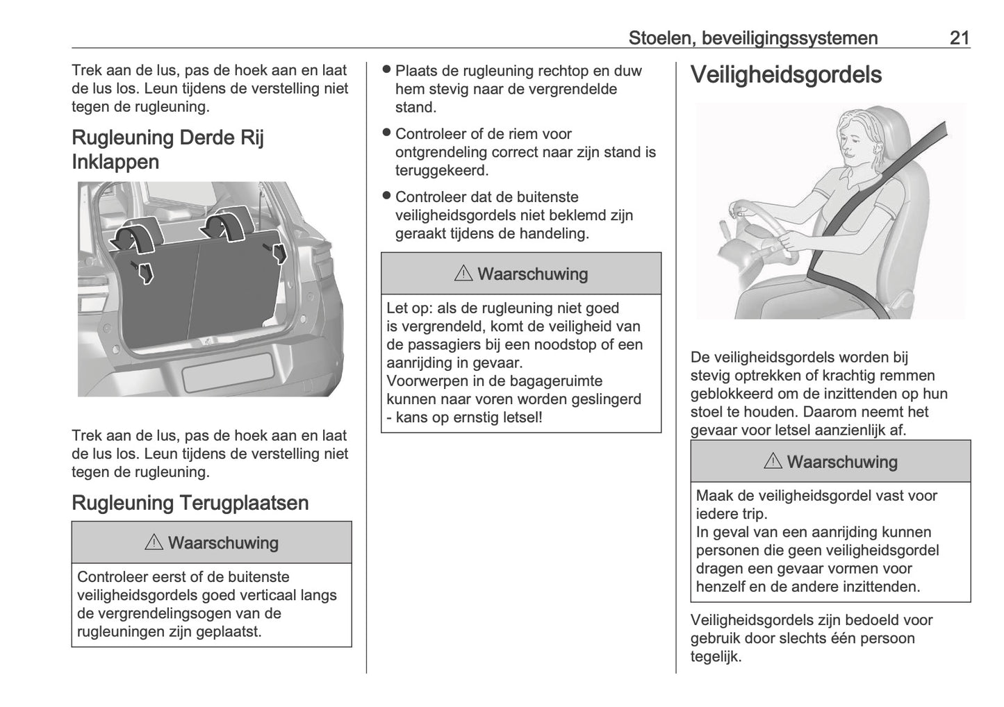 2025 Opel Frontera Owner's Manual | Dutch