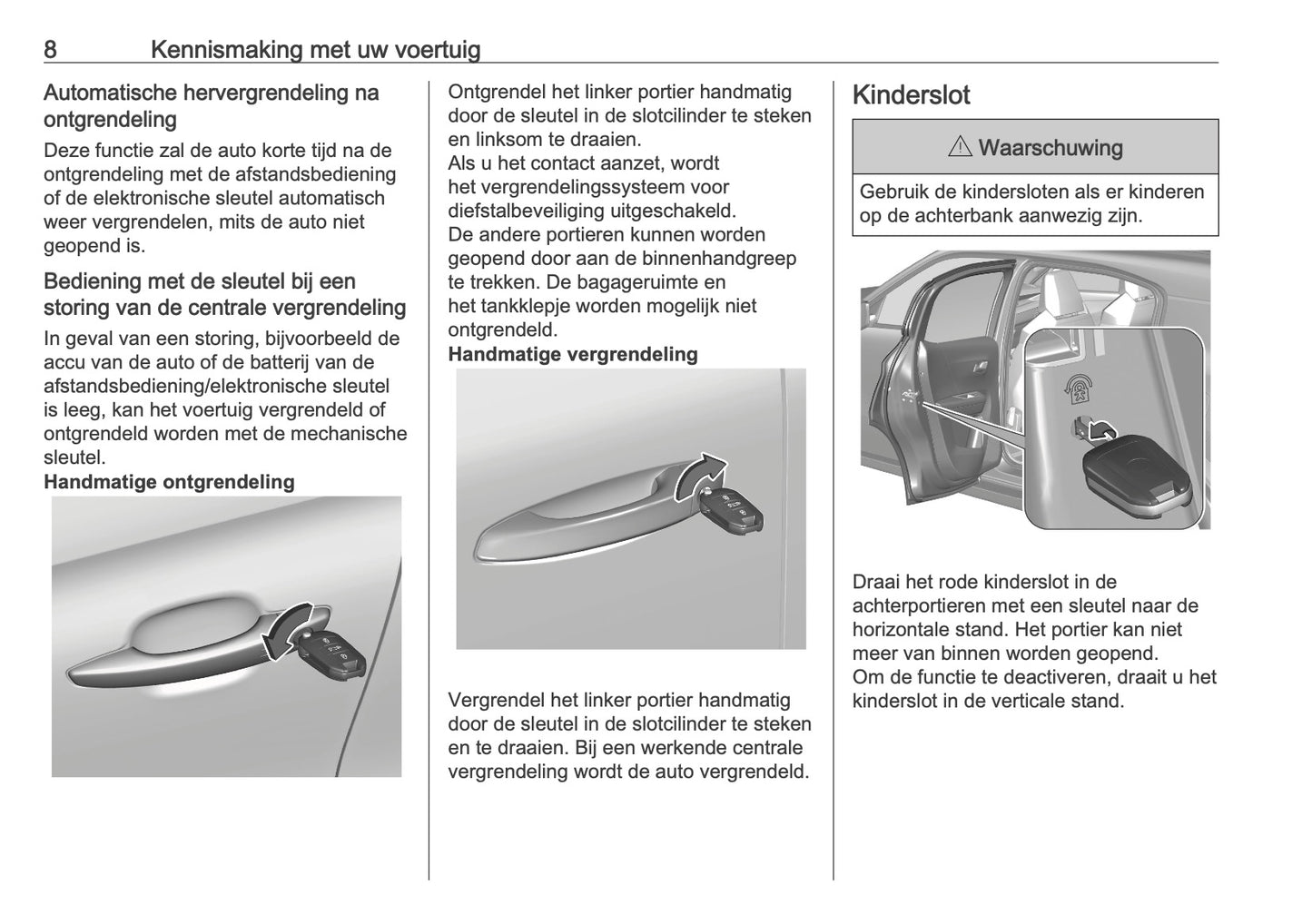 2025-2026 Opel Frontera Owner's Manual | Dutch