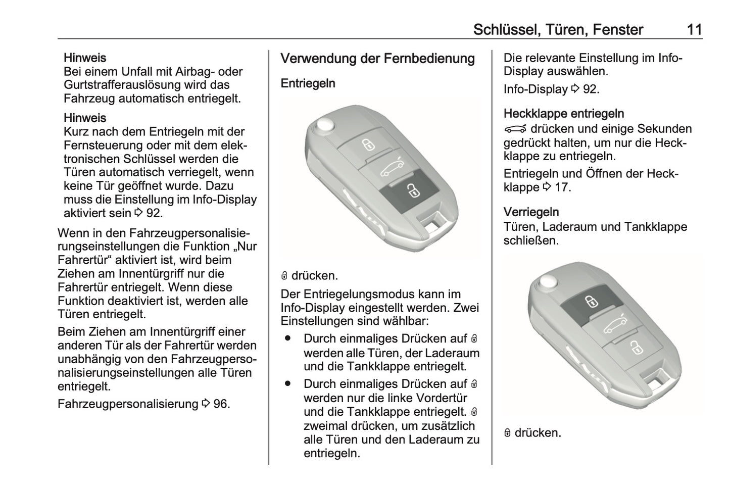 2023-2024 Opel Grandland Owner's Manual | German