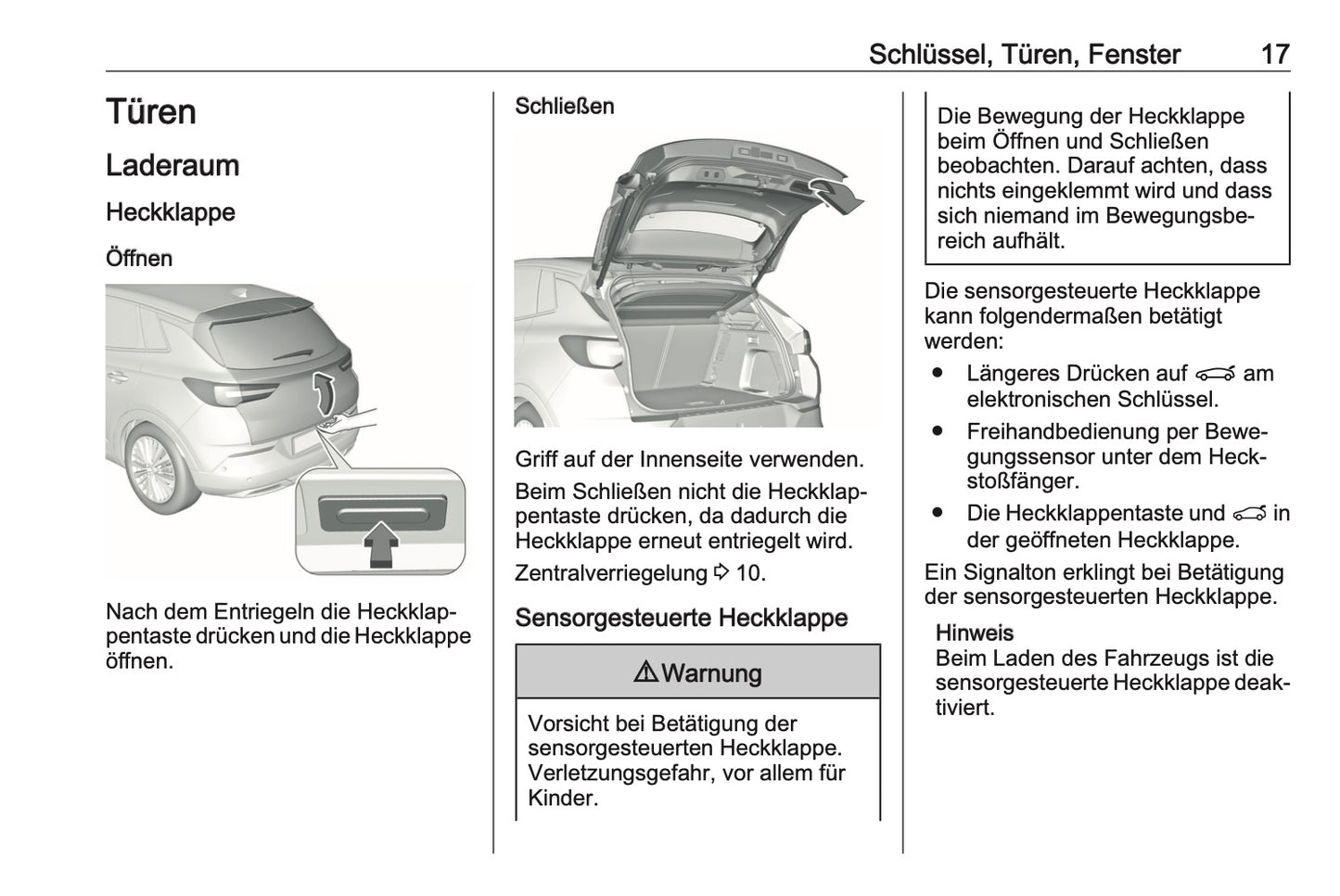 2023-2024 Opel Grandland Owner's Manual | German