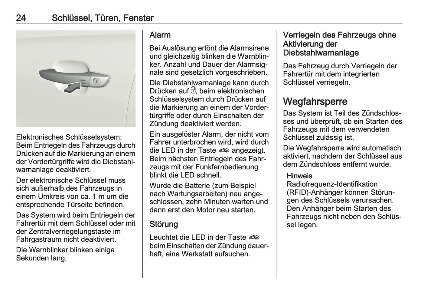 2023-2024 Opel Grandland Owner's Manual | German