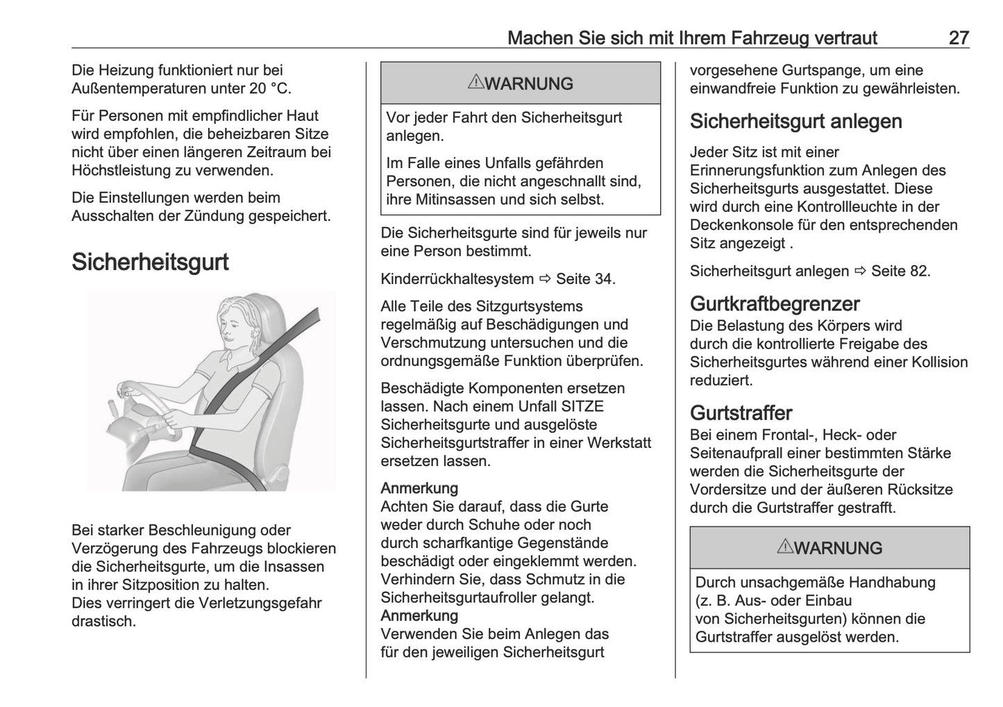 2024-2025 Opel Grandland Owner's Manual | German