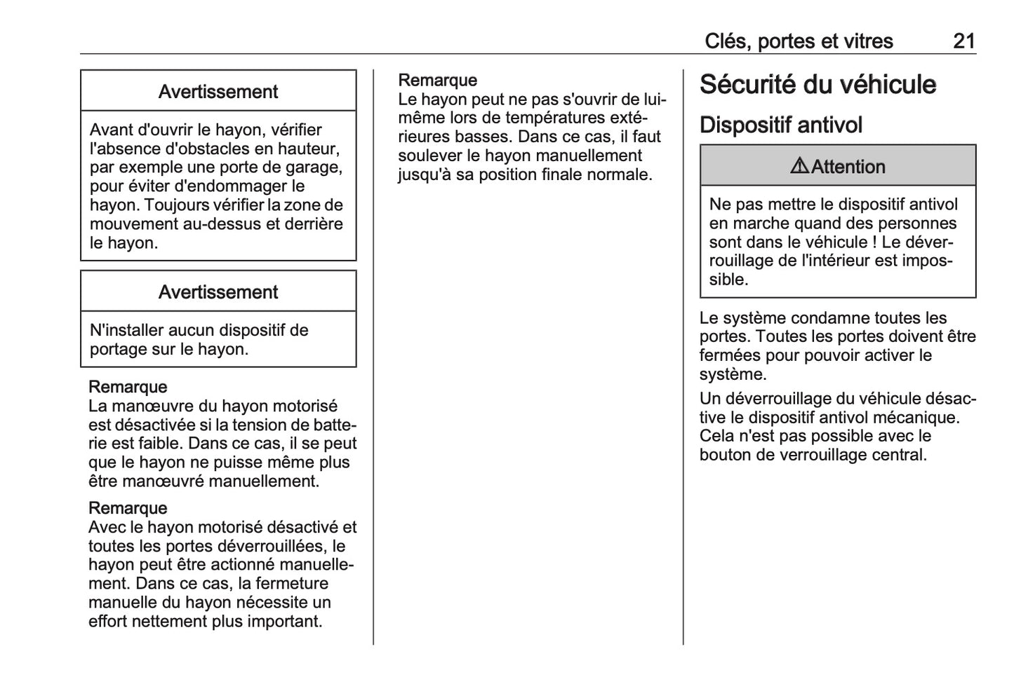 2023 Opel Grandland Owner's Manual | French