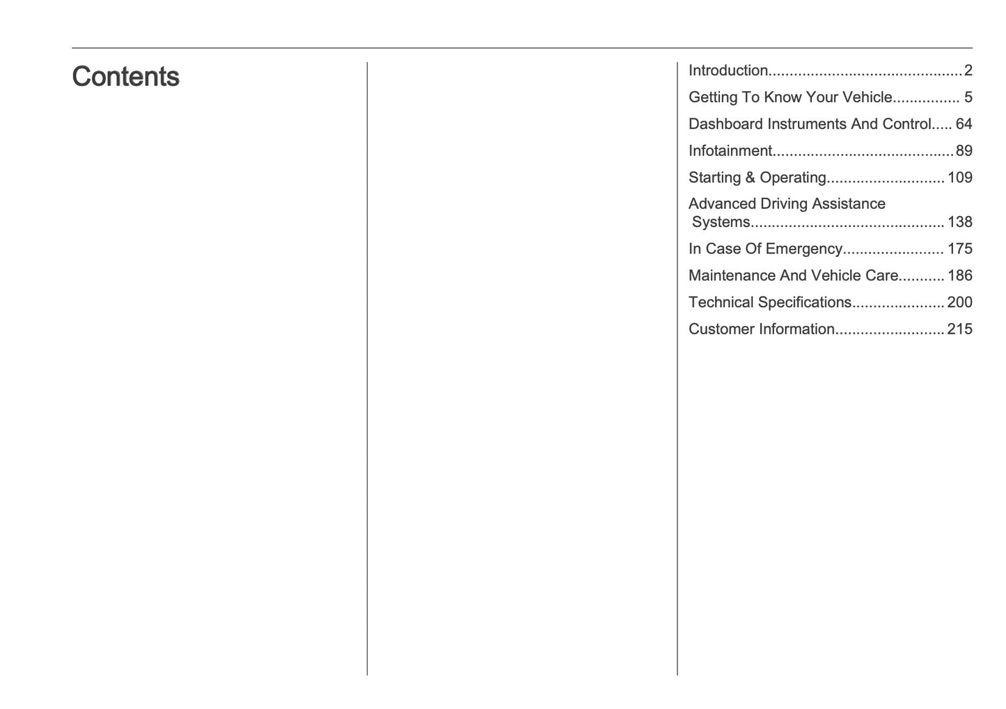 2025 Opel Grandland Owner's Manual | English